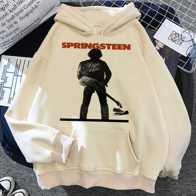 Bruce Springsteen Hoodies Harajuku Winter Fashion Funny Younger Y2K Bug Girl Sports