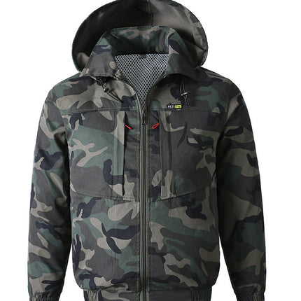 Summer Cooling Air-Conditioned Clothing, Heatstroke Prevention and Cooling, Construction Site Workers' Labor Protection Workwear, Same Style Outdoor Welder Clothing for Men and Women