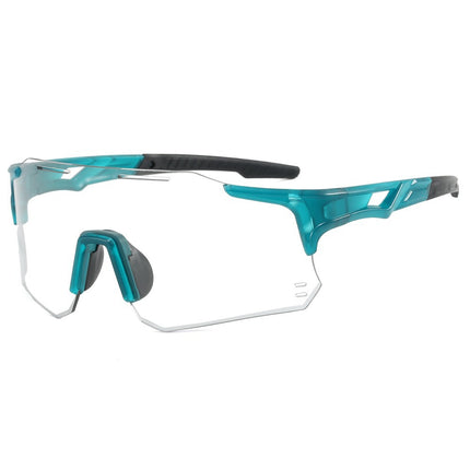 New Men's and Women's Outdoor Sports Glasses Cross-Border Color-Changing Sunglasses Fashion Trend European and American Windproof Cycling Sunglasses
