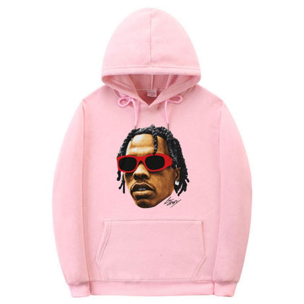 [Cross-border European Code] Rapper Lil Baby Graphic Hoodie Men's