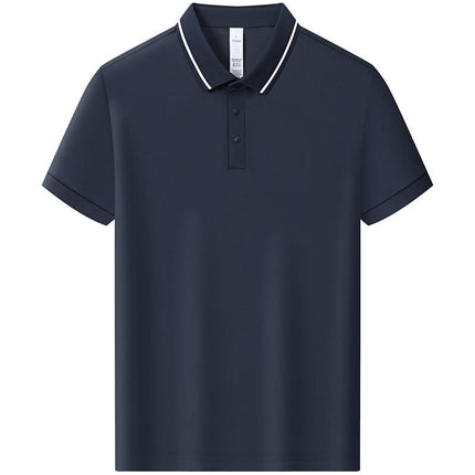 165 grams of ice-sensitive breathable dynamic pearls POLO shirt overalls short sleeve lapel diy group company factory clothing tooling