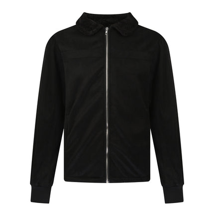Cross-border Amazon ebaywish European and American foreign trade men's plus size matted velvet version composite leather jacket thick coat