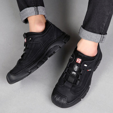 Mu Huisen men's shoes 2023 autumn outdoor shoes hiking shoes non-slip soft bottom breathable sneaker casual shoes trendy