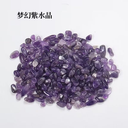 Direct Sales from the Source Factory: Natural Pink, White, Purple, Yellow Crystal Gravel, Green Aventurine, Colorful Fluorite, Energy Demagnetizing Stone, Bonsai Wholesale