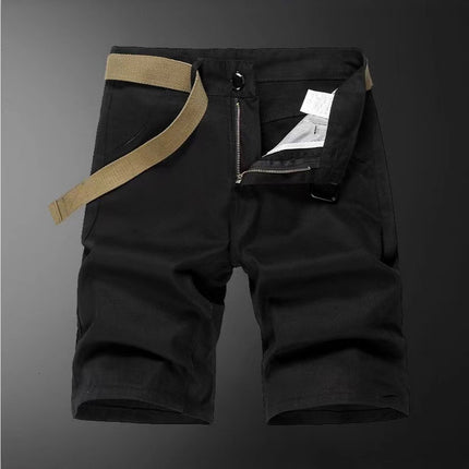 Men's Casual Shorts for Summer, Trendy Loose-Fitting Youth Mid-Length Shorts, Beach Shorts, Five-Point Pants for Outdoor Wear