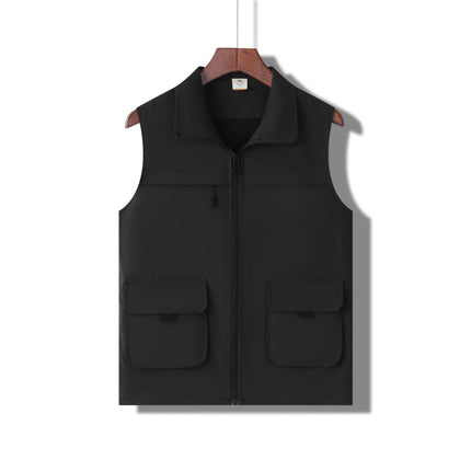 Fun Casual Vest Printing Multi-Pocket Tooling Vest Wholesale Staff Vest Printing
