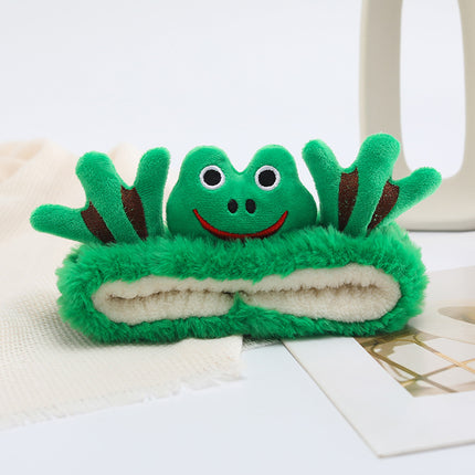 Face Wash Plush Headband for Women, Cute New Cartoon Headwear, Face Wash Mask, Hairband, Non-Slip Headband, Hair Accessories