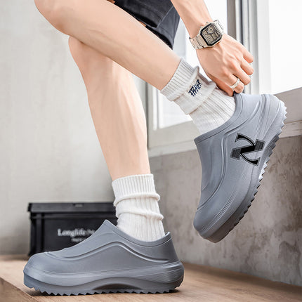 Chef Shoes Men's Waterproof Hotel Production Workshop Ktv Safety Shoes Home Indoor Kitchen Cross-Border Work Shoes Men