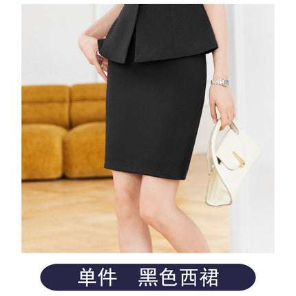 High-end Suit suit Women's Summer Thin Temperament Beauty Salon Front Desk Tooling Jacket Light Medical Beauty Jewelry Store Work Clothes