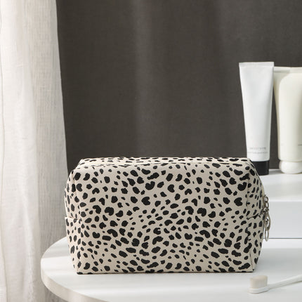 Ins Style Simple New Cosmetic Bag Women Hand Portable Square Waterproof Simple Travel Toiletry Storage Bag