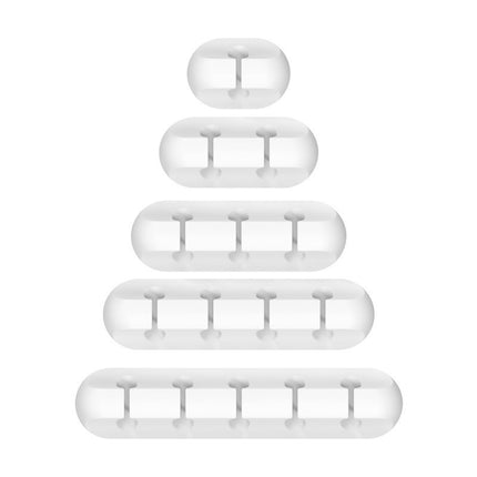 New desktop charging data cable holder multi-port creative storage wire silicone cable organizer hub
