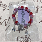 Floral butterfly bracelet (red) bag