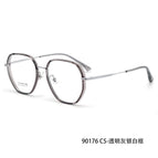 C5 transparent gray silver white frame