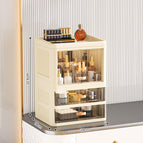 10B flat lid three-layer cream white smoke 1 door 2 drawers