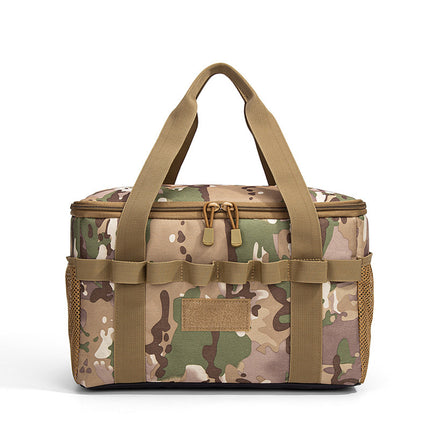 in stock Niuniu Outdoor Camping Storage Bag Large Capacity Camouflage Handbag Tear Resistant Material Tactical Bag Wholesale
