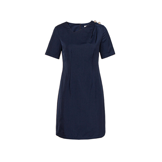 DZ24-64/high-end sense exquisite white dress summer new 2024 women's elegant high-end slim-fit skirt