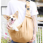 Cat bag slung 65*30*80CM / khaki buckle adjustable pet bag