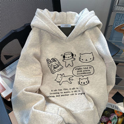450G silver fox velvet autumn and winter new velvet gray hooded cotton vests women's lazy hooded jacket coat tide