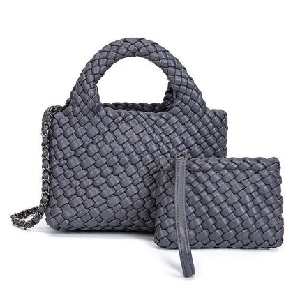 PU Woven Chain Mini Bag Women / Mini Sac Chaîne Tressé PU Femme