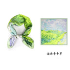 Oil painting green grass / 70CM