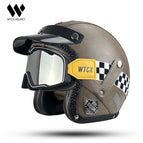 M（55-56CM） / Skin texture brown + goggles