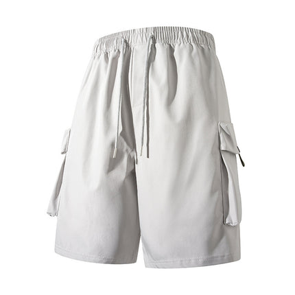 Cross-Border Summer Thin Men's Cargo Shorts Breathable Outdoor Sports Running Fitness Loose Casual Five-Point Pants