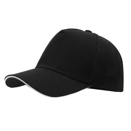 2025 New Five-Panel Green Sandwich Baseball Cap Made with Solid Color Advertising Duckbill Cap Work Cap Embroidery