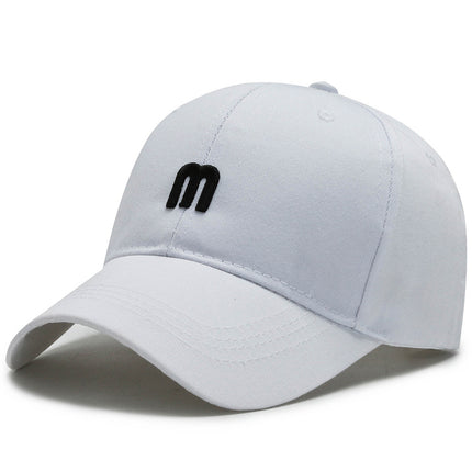 Hat Women's Korean-style Casual Embroidered Small m Cap Men's Spring and Summer Outdoor Sunshade Fashion Tide Brand Baseball Cap
