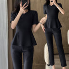 Single piece apricot suit / S