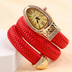 Red, white dial