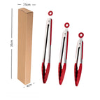 7inch + 9inch + 12inch❁Red silicone clip [boxed]