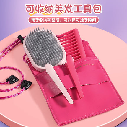 Children's Barber Toy Set Play House Girls Birthday Gift Hair Salon Dressing Toy