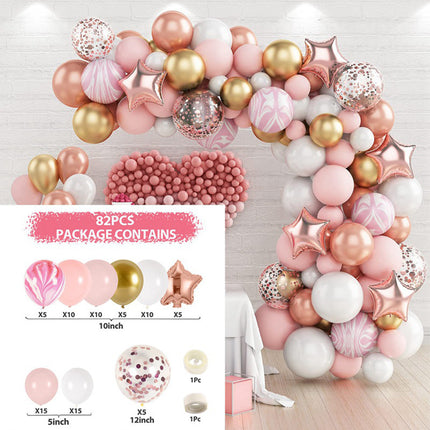 Cross-border Amazon Balloon Chain Arch suit New Birthday Decoration Wedding Room Wedding Balloon Scene Decoration Wholesale