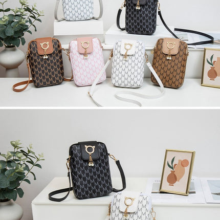 Classic Printed Mobile Phone Bag 2025 New Women Bags Women's Simple Small Bag Casual Western Style Crossbody Small Bag