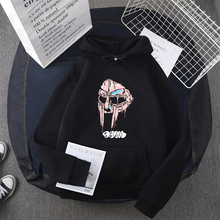 [Cross-border European Code] Mf Doom hoodies women Kawaii Fleece 90s Hoodie