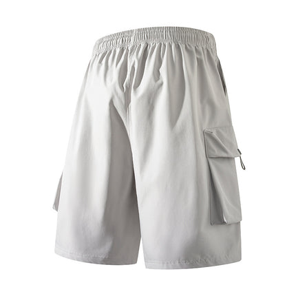 Cross-Border Summer Thin Men's Cargo Shorts Breathable Outdoor Sports Running Fitness Loose Casual Five-Point Pants