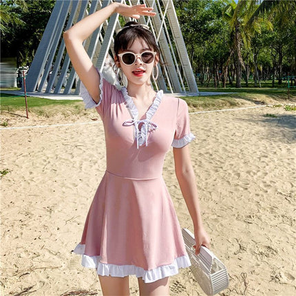 Women's Swimsuit 2025 New Hot Style Sexy High-End Smudged Long-Sleeved Four-Piece Set Slimming Look Quick-Drying Sun Protection Hot Spring Bathing