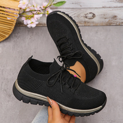 Foreign Trade Large Size Shoes 2025 Autumn Simple Lightweight Outdoor Mesh Shoes Breathable Mesh Shoes Wholesale