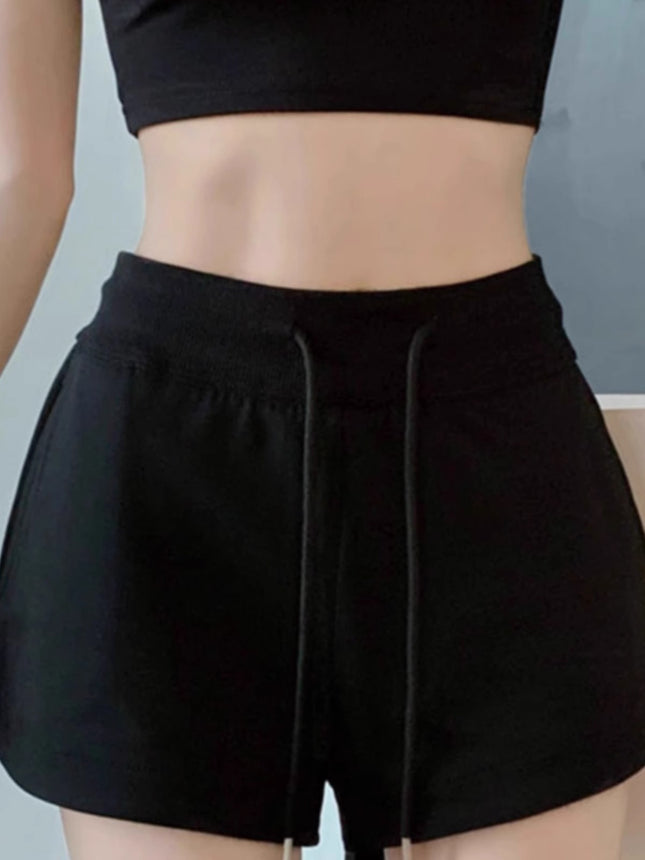 Shorts Women's Casual Autumn New High Waist Loose Bottoming Shorts Sexy Spice Girls Outer Wear Hip Hot Pants Grey Trendy