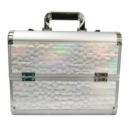 2023 new spot wholesale casual cosmetic case pvc manicure case two-layer large capacity portable cosmetic case
