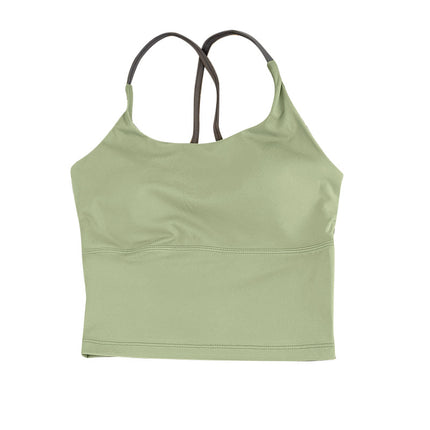 Sling Beauty Back Cross Sports Underwear Women's Shockproof Running Quick-drying Fitness Bra Pilates Training Yoga Vest