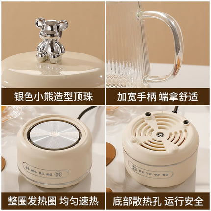 Health pot household multi-functional full glass tea cooker kettle small office flower teapot insulation electric Cup