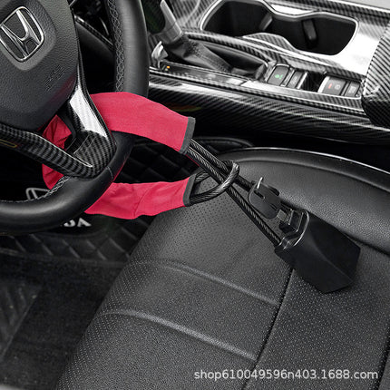 General Motors steering wheel lock steering wheel anti-theft device car lock anti-theft lock car lock seat belt wire lock car