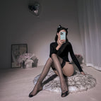 Black stockings / S【 40-50kg 】confidential delivery