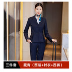 navy blue coat pants shirt (5233) / S