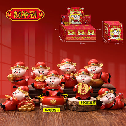 Chinese-Style Lucky Fortune Cat Blind Box Home Decor Creative Festive Cat Ornaments Direct Wholesale