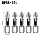 Anti-slip bit 25l pack of five
