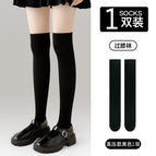 2437#Over-the-knee compression socks black / free size (40.00 kg-75.00 kg