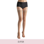 Natural skin-crystal silk knee socks