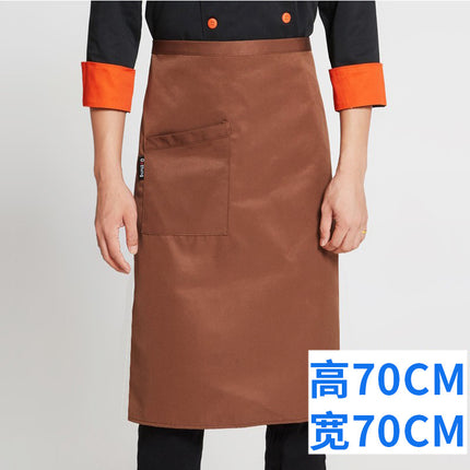 Chef work clothes apron half-length men's and women's hotel restaurant restaurant kitchen catering business special half-waist